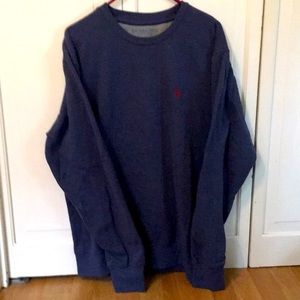 Polo men’s heather blue sweatshirt - size large